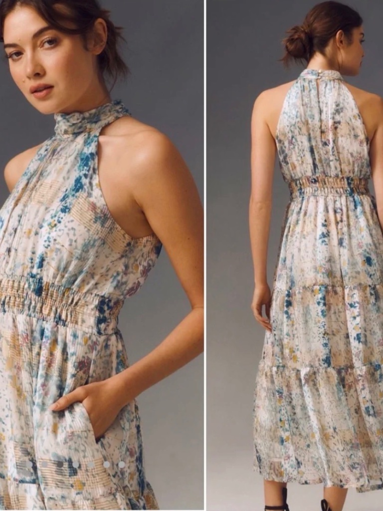 Nwot The Somerset Maxi Dress: Halter Edition